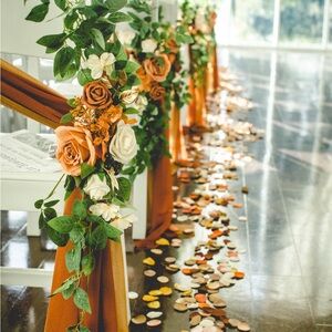Wedding chair Floral Arrangement